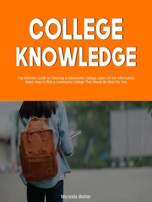 cover image of College Knowledge